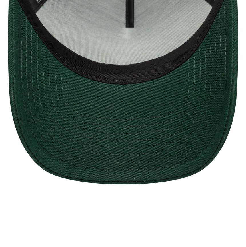 czapka Valentio Rossi nr 46, trucker, VR46, sezonowa, New Era, 9FORTY, zielona