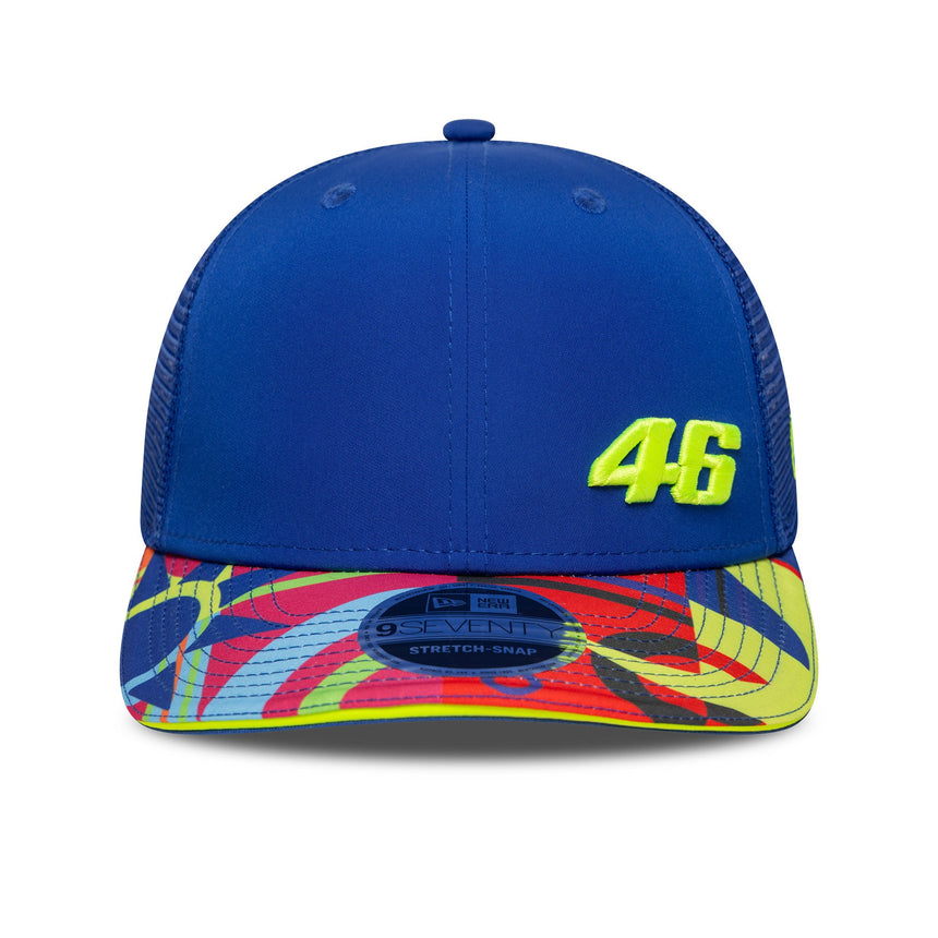 Czapka Valentio Rossi #46, trucker, VR46, New Era, 9SEVENTY, niebieska