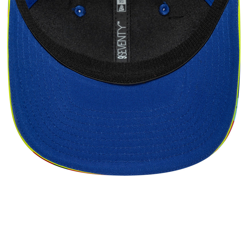 Valentio Rossi #46 czapka trucker, VR46, New Era, 9SEVENTY, niebieska