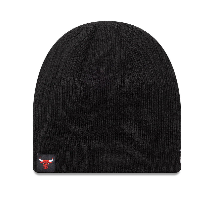 Czapka beanie Chicago Bulls, Essential, Skull Knit, New Era, czarna