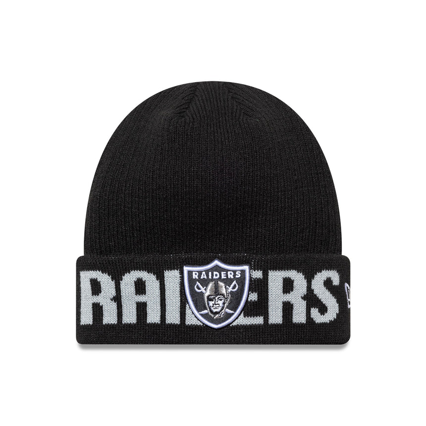 czapka Las Vegas Raiders z logotypem, New Era, czarna