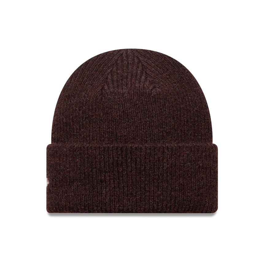 Czapka beanie New York Yankees, damska, szeroki ściągacz, New Era, czerwona