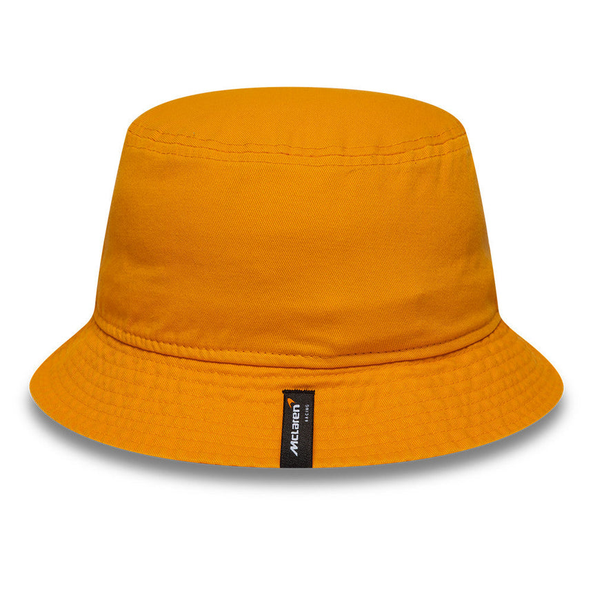 Kapelusz bucket McLaren x Reiss, taperowany, New Era, pomarańczowy