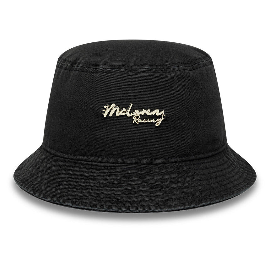 McLaren x Reiss czapka bucket, zwężana, New Era, czarna