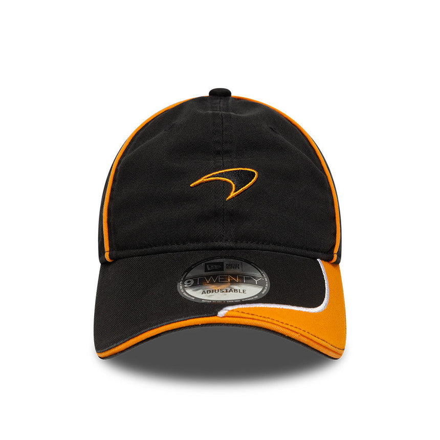 Czapka Mclaren x Reiss, wyprana, New Era, 9TWENTY, czarna