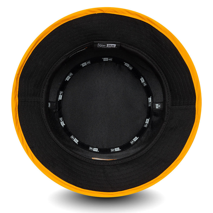 Czapka bucket McLaren x Reiss, sezonowa, zwężana, New Era, 9FORTY, czarna