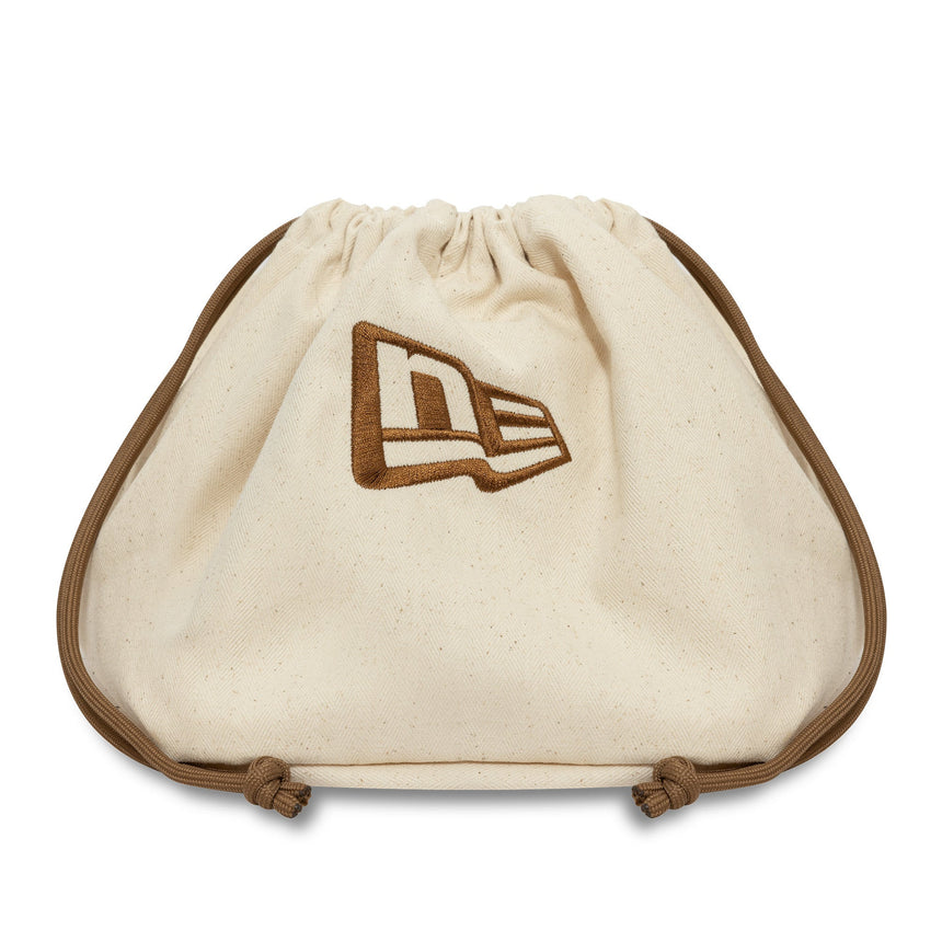 Czapka z daszkiem New York Yankees, skórzana, New Era, 9FORTY, gładka, brązowa