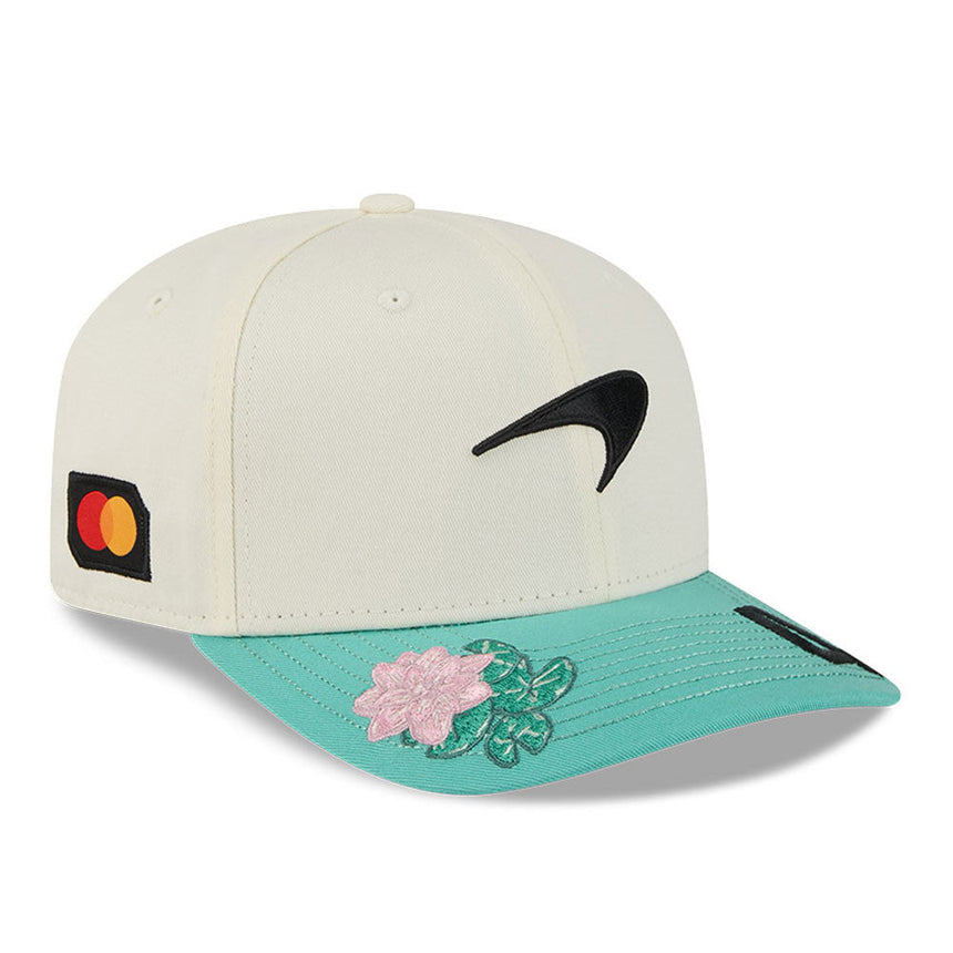 Czapka McLaren, zespół, Brazil SE, Lando Norris, New Era, 9SEVENTY, wielobarwna