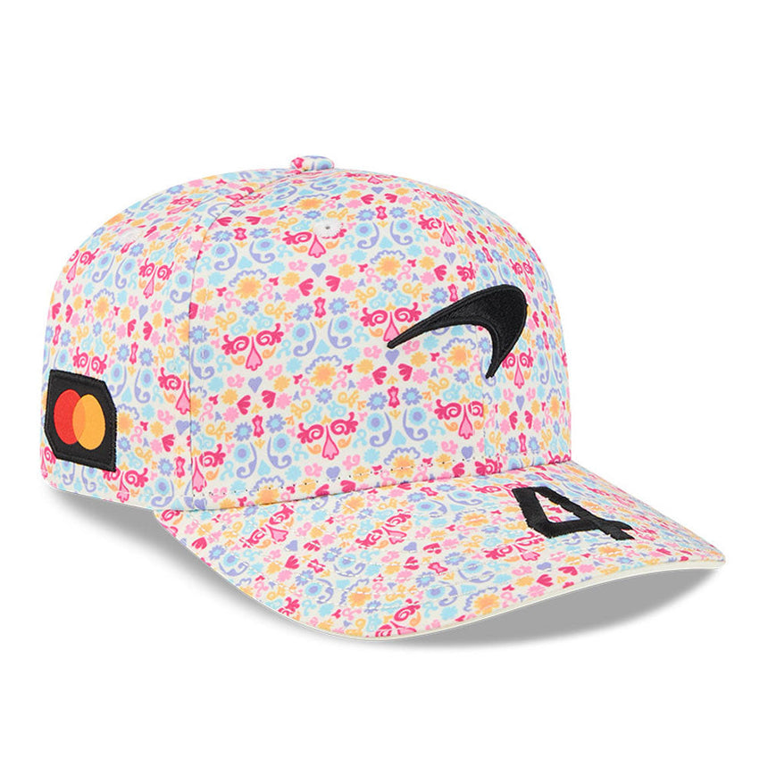Czapka McLaren z zespołem Lando Norris, edycja specjalna Meksyku, New Era, 9SEVENTY, biała