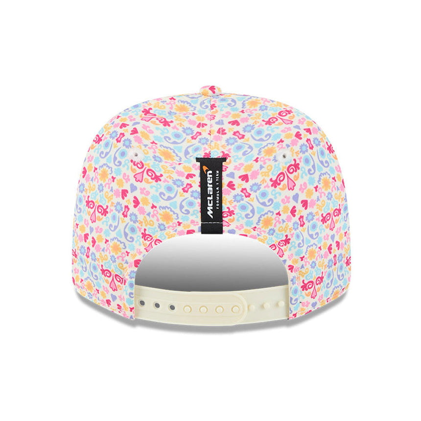 Czapka McLaren z zespołem Lando Norris, edycja specjalna Meksyku, New Era, 9SEVENTY, biała