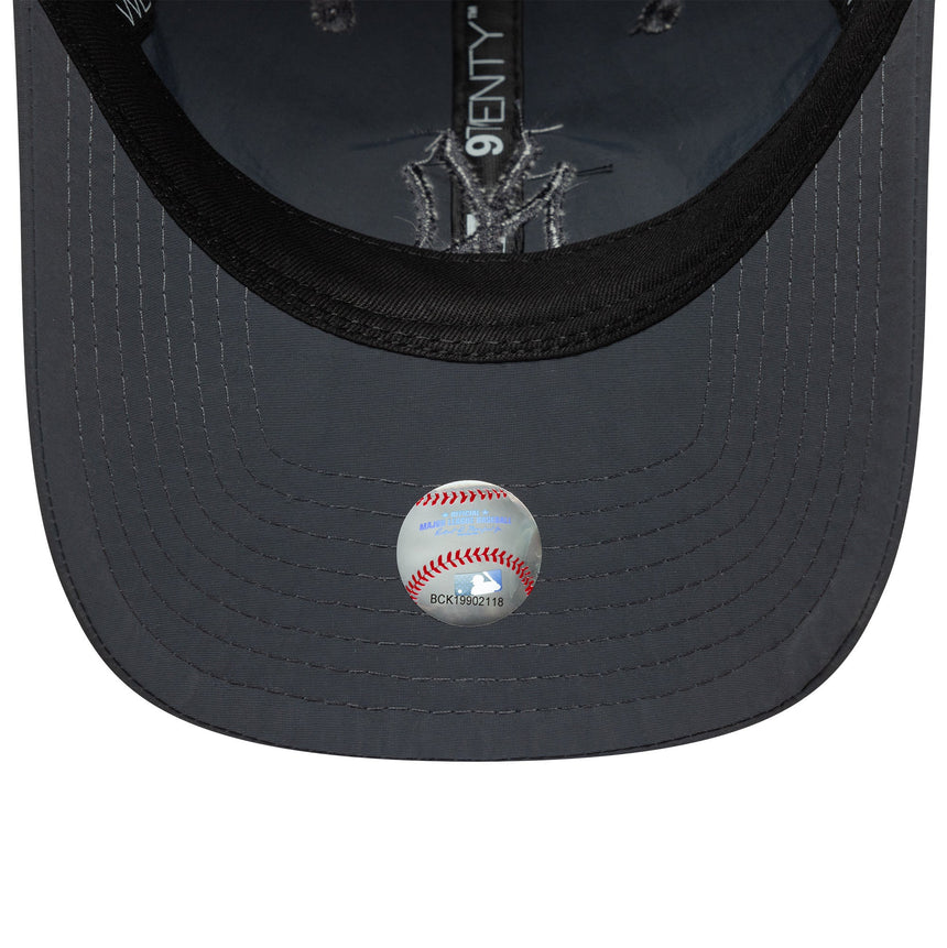 czapka New York Yankees, tonalnie z recyklingu 9TWENTY, New Era, 9FORTY, kamuflaż, szary