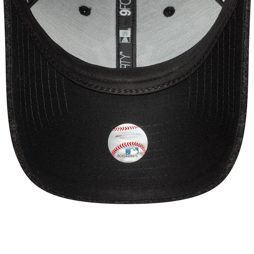 Czapka New York Yankees, melton, New Era, 9FORTY, czarna