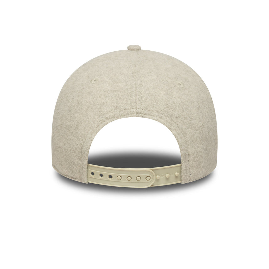 Czapka New York Yankees, wełna Melton, 9FORTY, kremowy