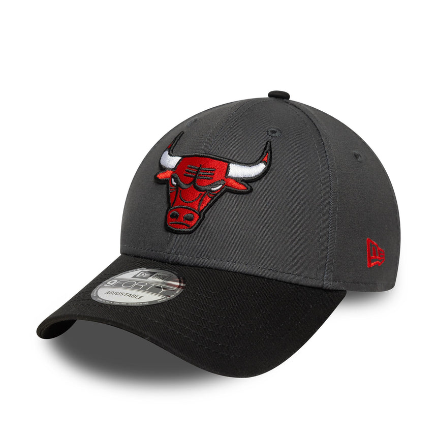 Czapka z daszkiem Chicago Bulls, SIDE PATCH, New Era, 9FORTY, szara, szara