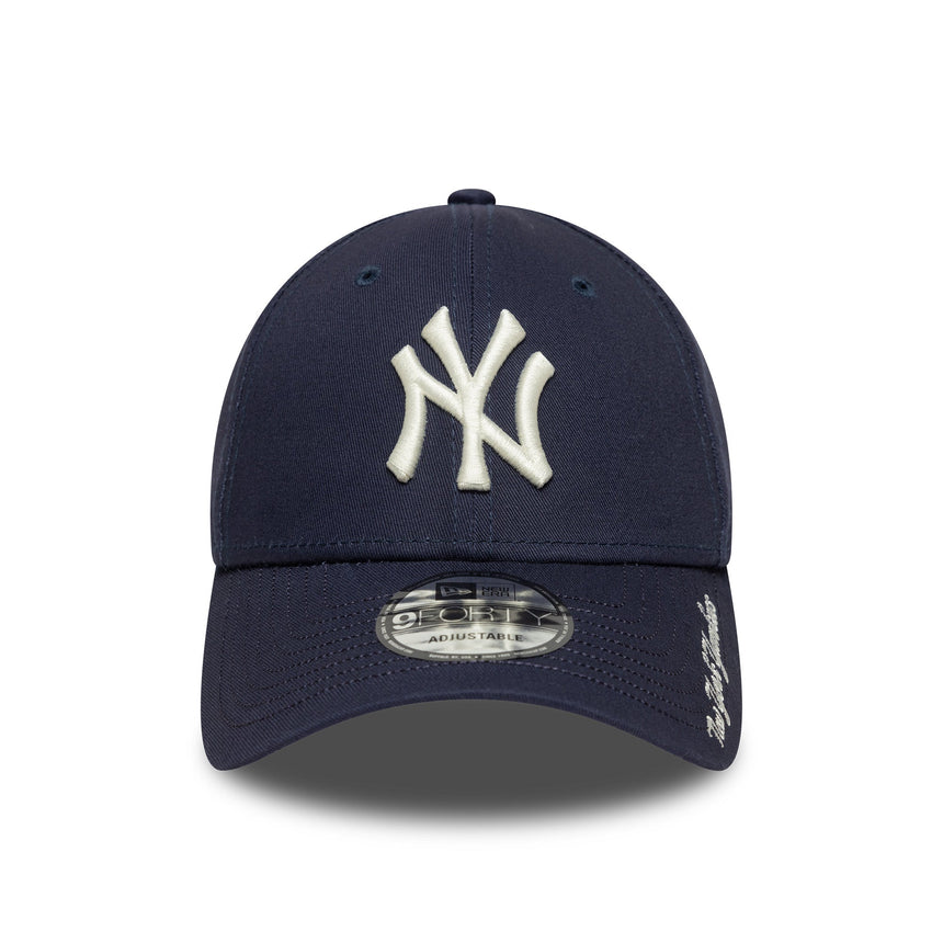 czapka New York Yankees, napis na daszku, New Era, 9FORTY, niebieski,
