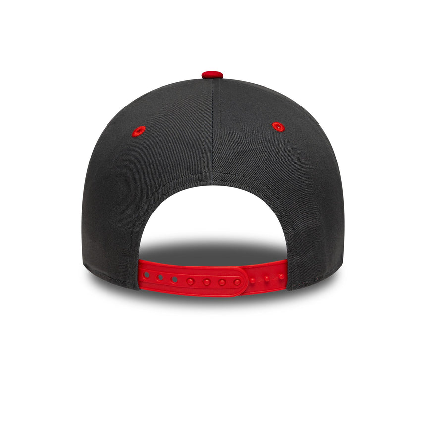 Czapka Kansas City Chiefs, New Era, 9TWENTY, z pinem zespołu, gładka, szara