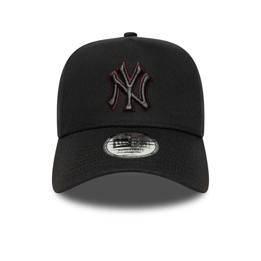 czapka New York Yankees, pin z konturem, New Era, 9FORTY, czarna