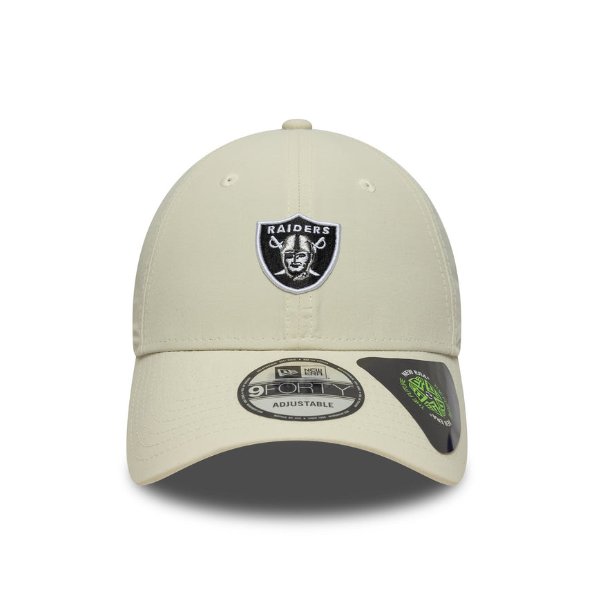 Czapka z daszkiem Las Vegas Raiders, z recyklingu, 9FORTY, New Era, szara