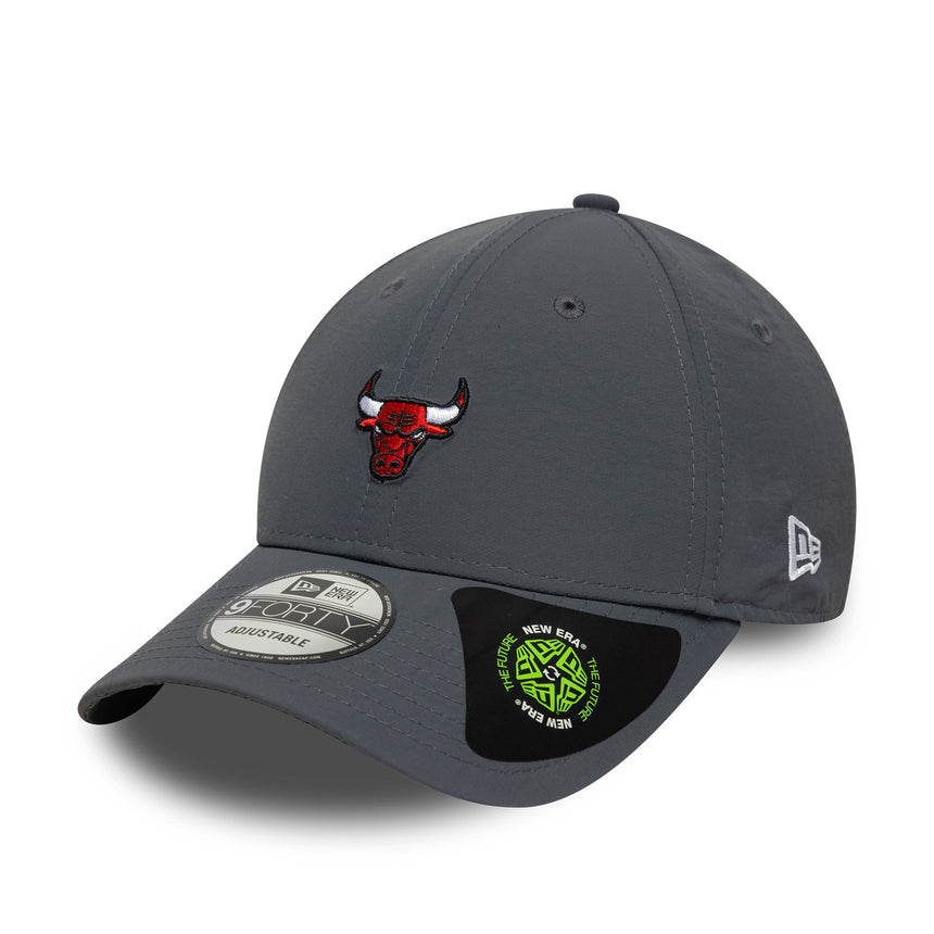 Czapka z daszkiem Chicago Bulls, z recyklingu, 9FORTY, New Era, szara