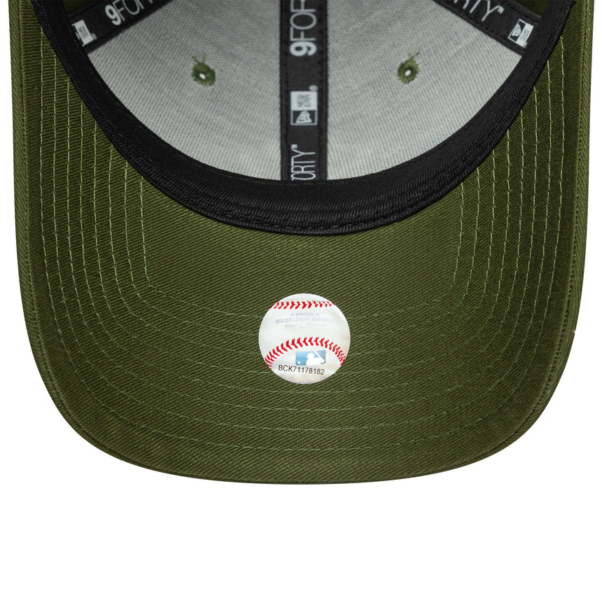 Czapka New York Yankees, prosty pin, New Era, 9FORTY, zielony