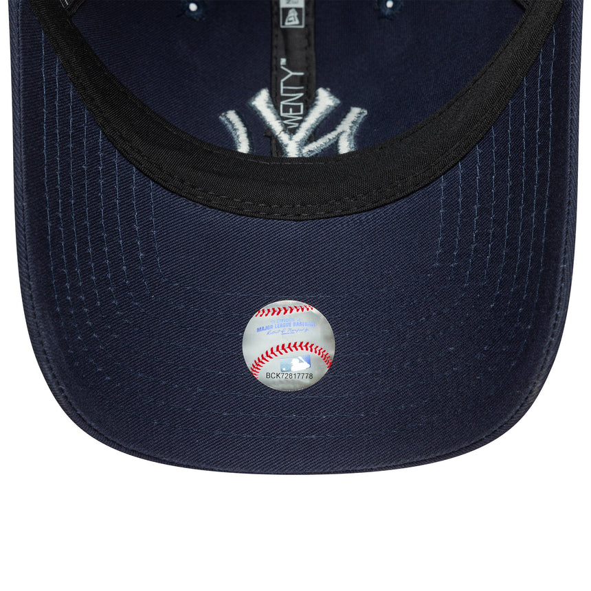 Czapka New York Yankees, niezbędna ligowa, New Era, 9TWENTY, niebieska