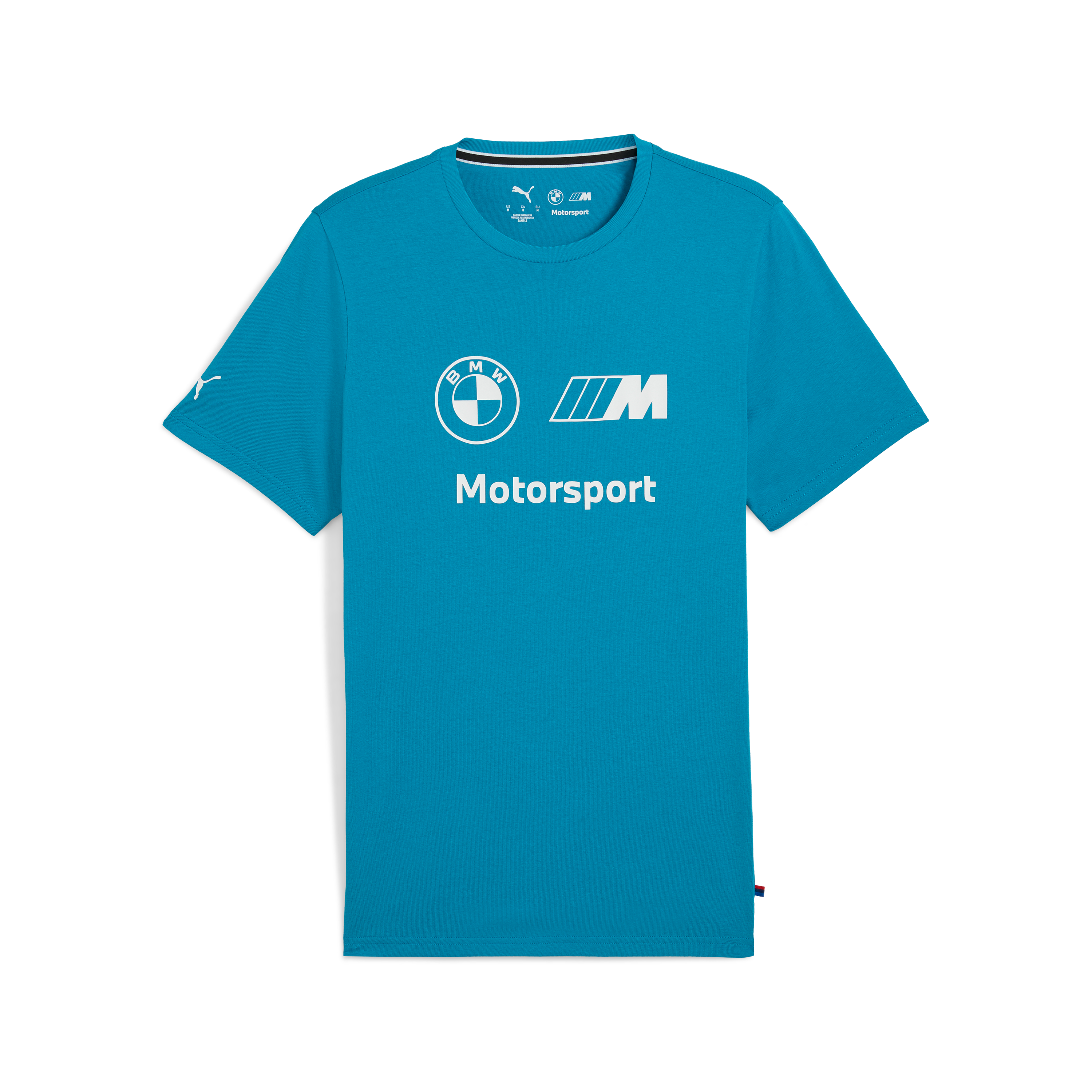 Koszulka z logo BMW, Puma, Essential, MMS, niebieska 🔥