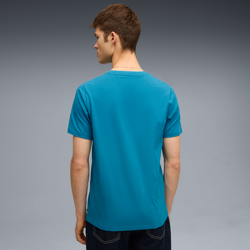 Koszulka z logo BMW, Puma, Essential, MMS, niebieska 🔥