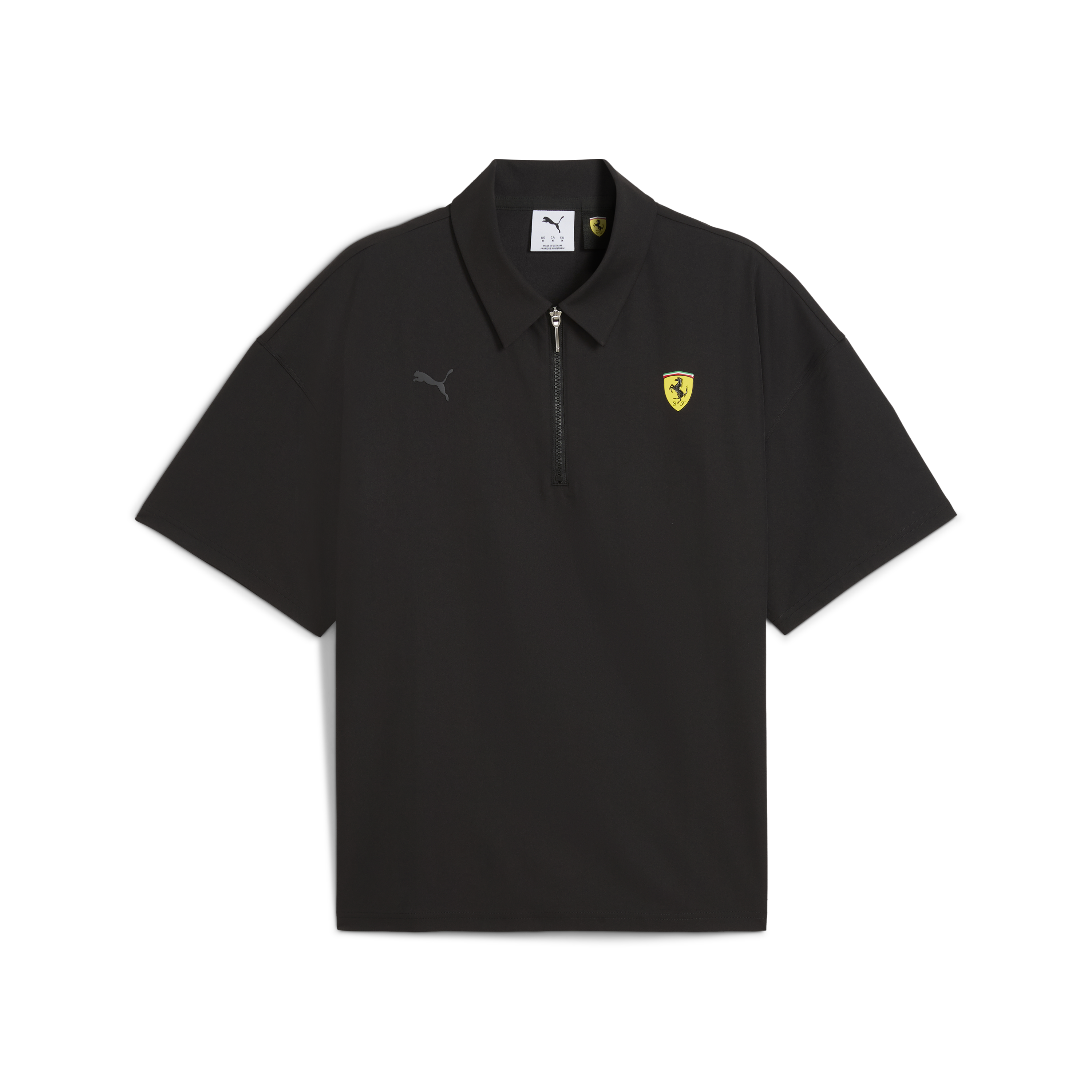 Koszulka polo Ferrari, Puma, premium, czarna 🔥