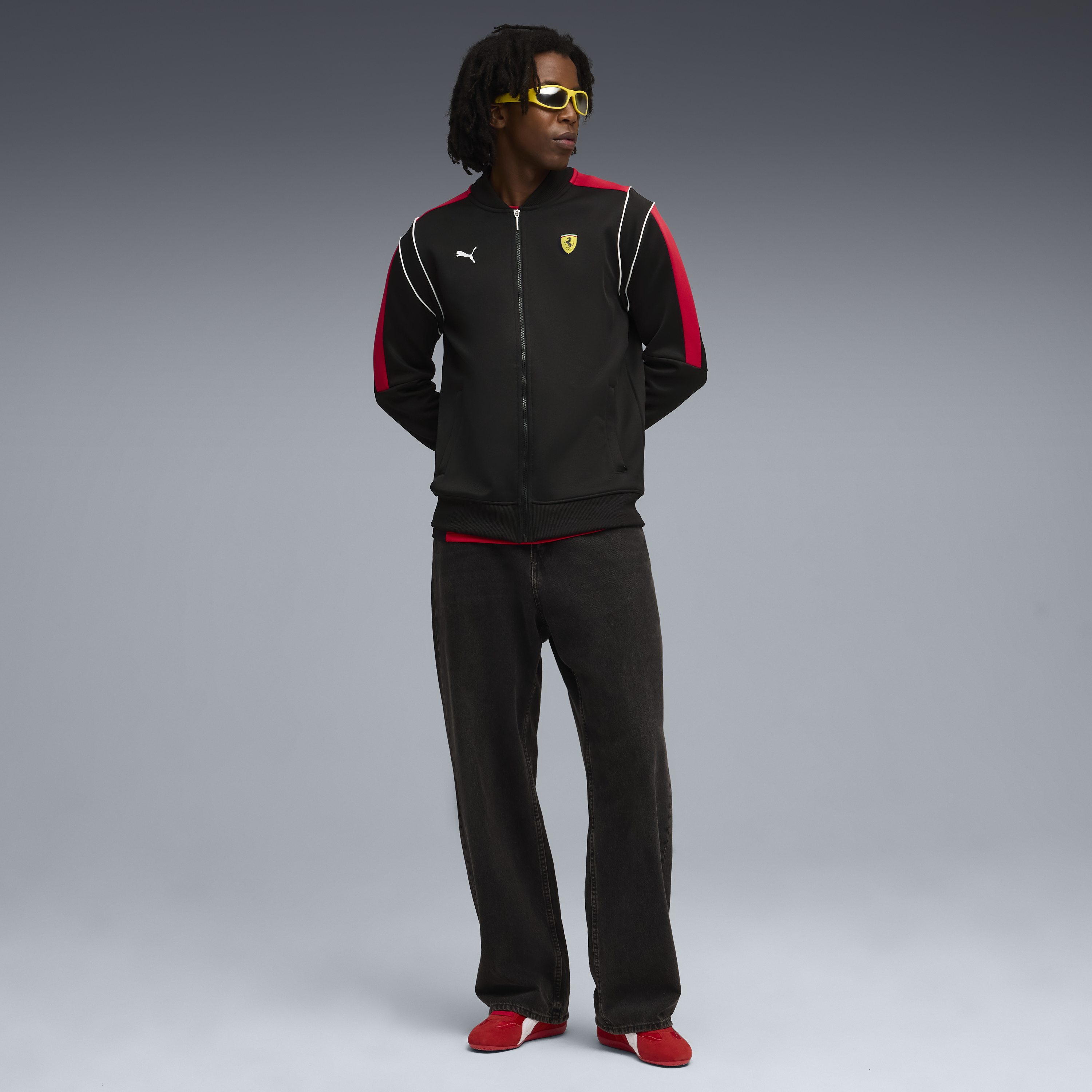Sweter Ferrari, Puma, MT7, czarny 🔥
