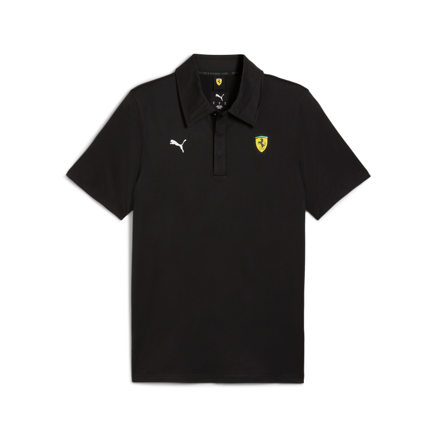 Polo Ferrari, Puma, odzież sportowa cloudspun, czarne 🔥