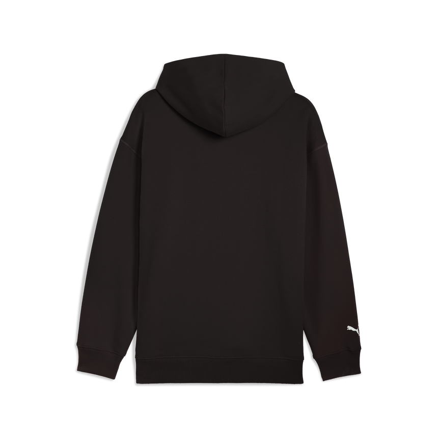 Bluza z kapturem Ferrari, Puma, odzież sportowa, logo tarczy, czarna 🔥