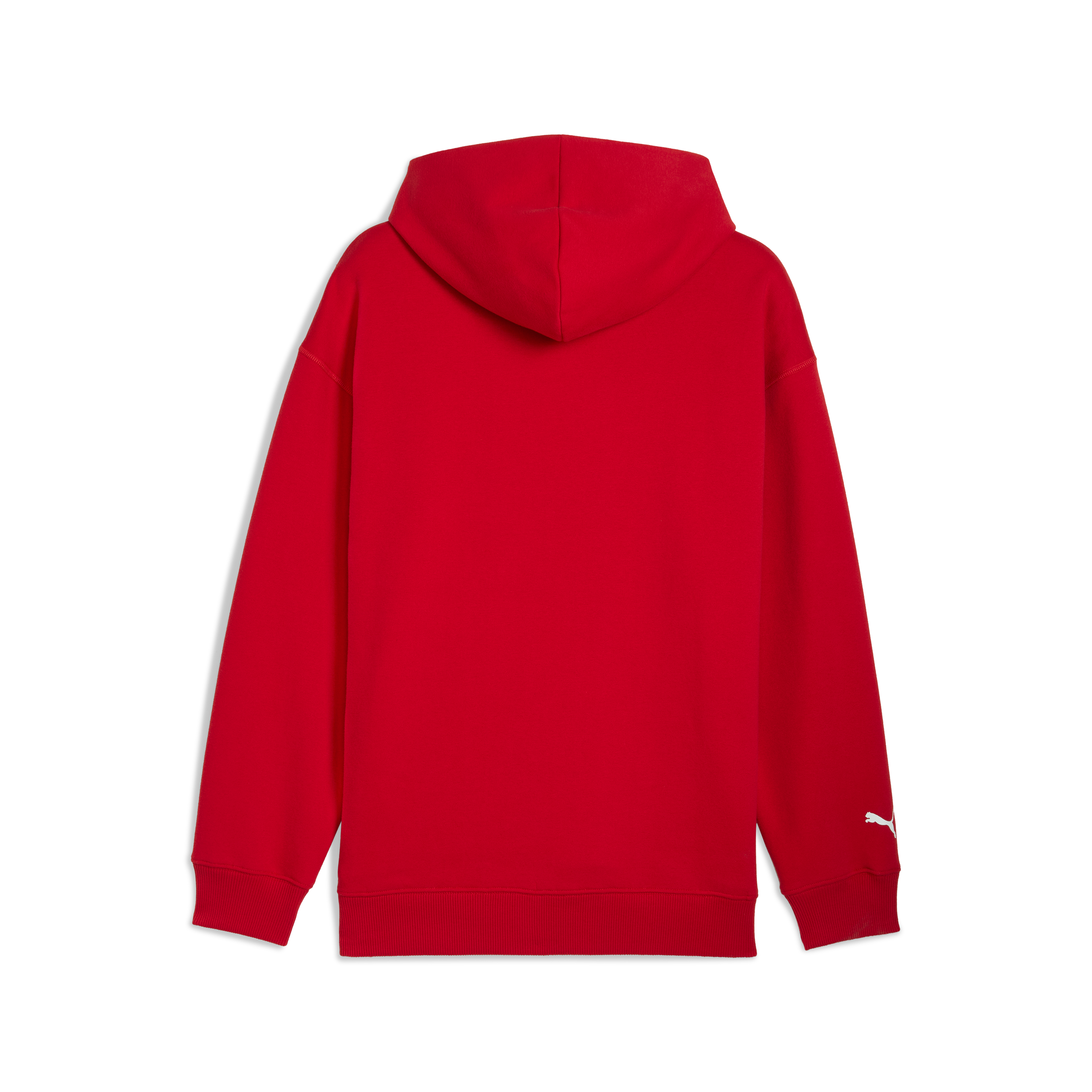 Bluza z kapturem Ferrari, Puma, odzież sportowa, logo tarczy, czerwona 🔥