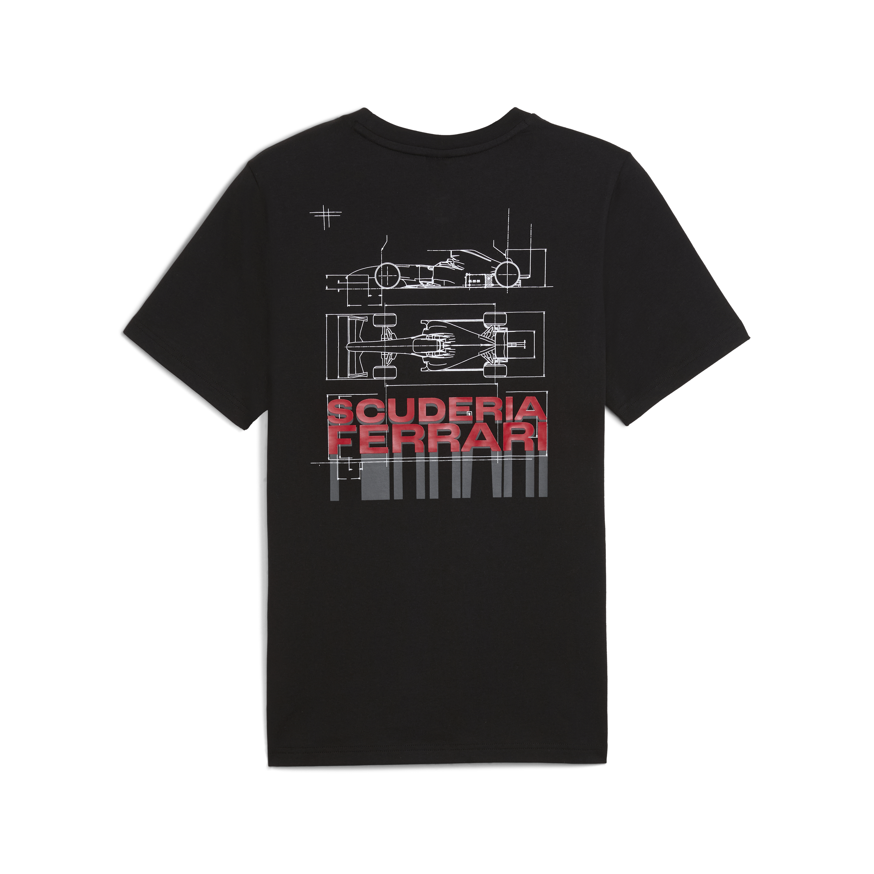 Czarna koszulka z grafiką Ferrari, Puma 🔥