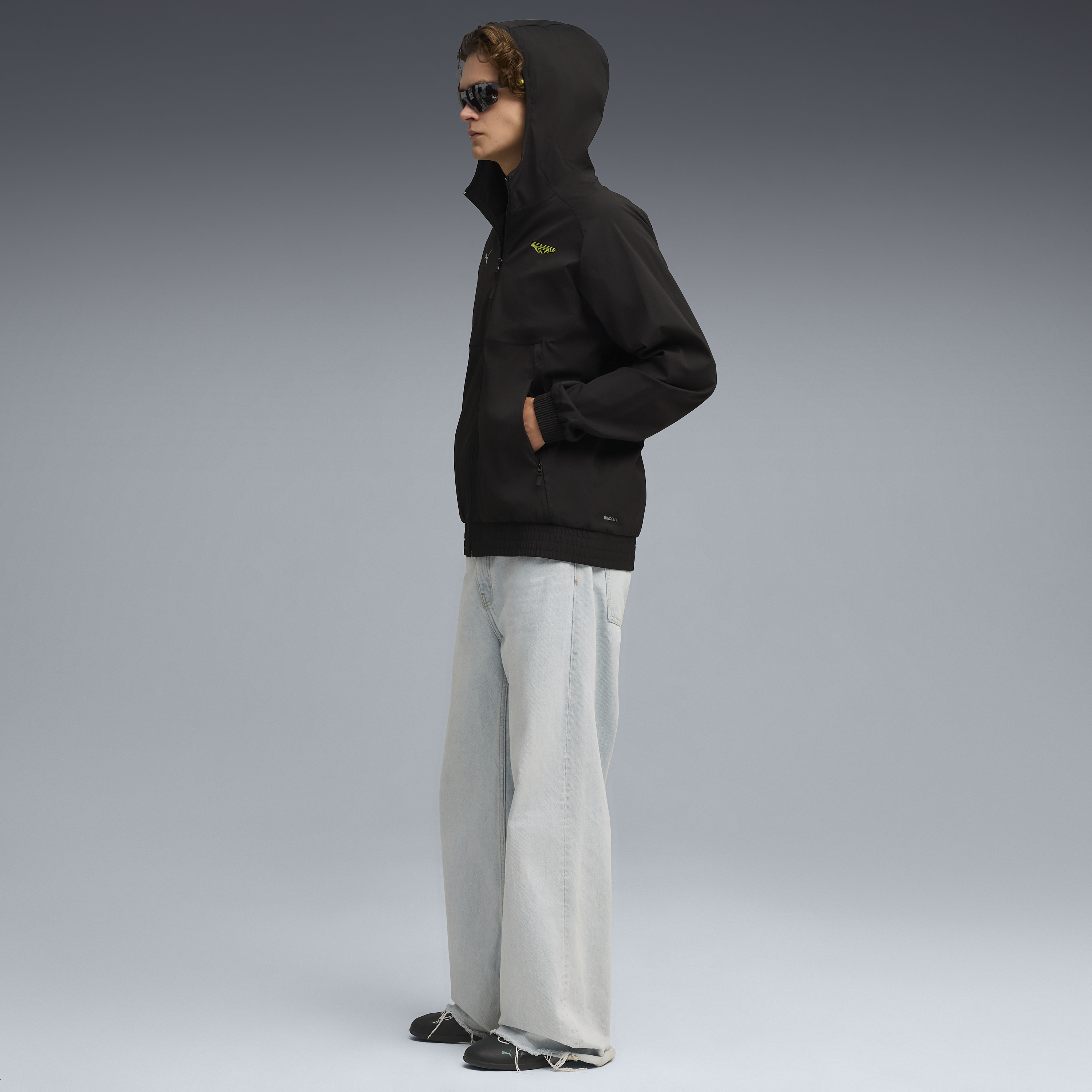 Kurtka Aston Martin, Puma, Lifestyle, PUMATECH, czarna 🔥