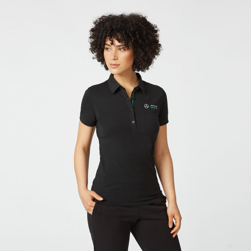 Mercedes Dámské Polo, Classic, Černá, 2022 - FansBRANDS®