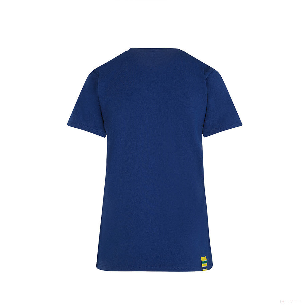 Dámské tričko Ayrton Senna, logo, modré, 2021 - FansBRANDS®