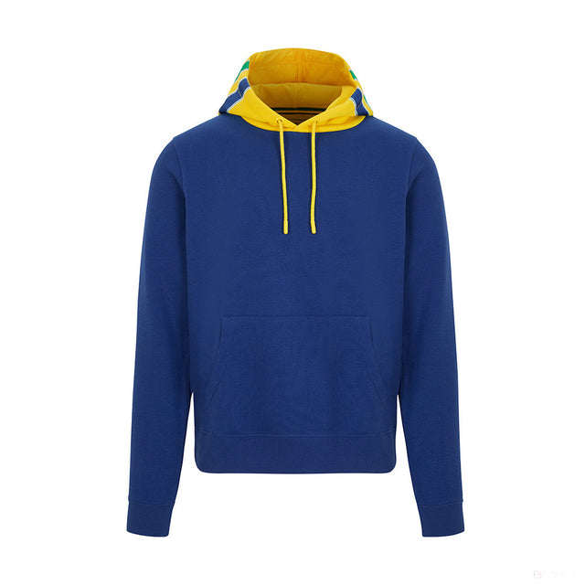 Svetr Ayrton Senna, pruhovaný pánský, modrý, 2021 - FansBRANDS®