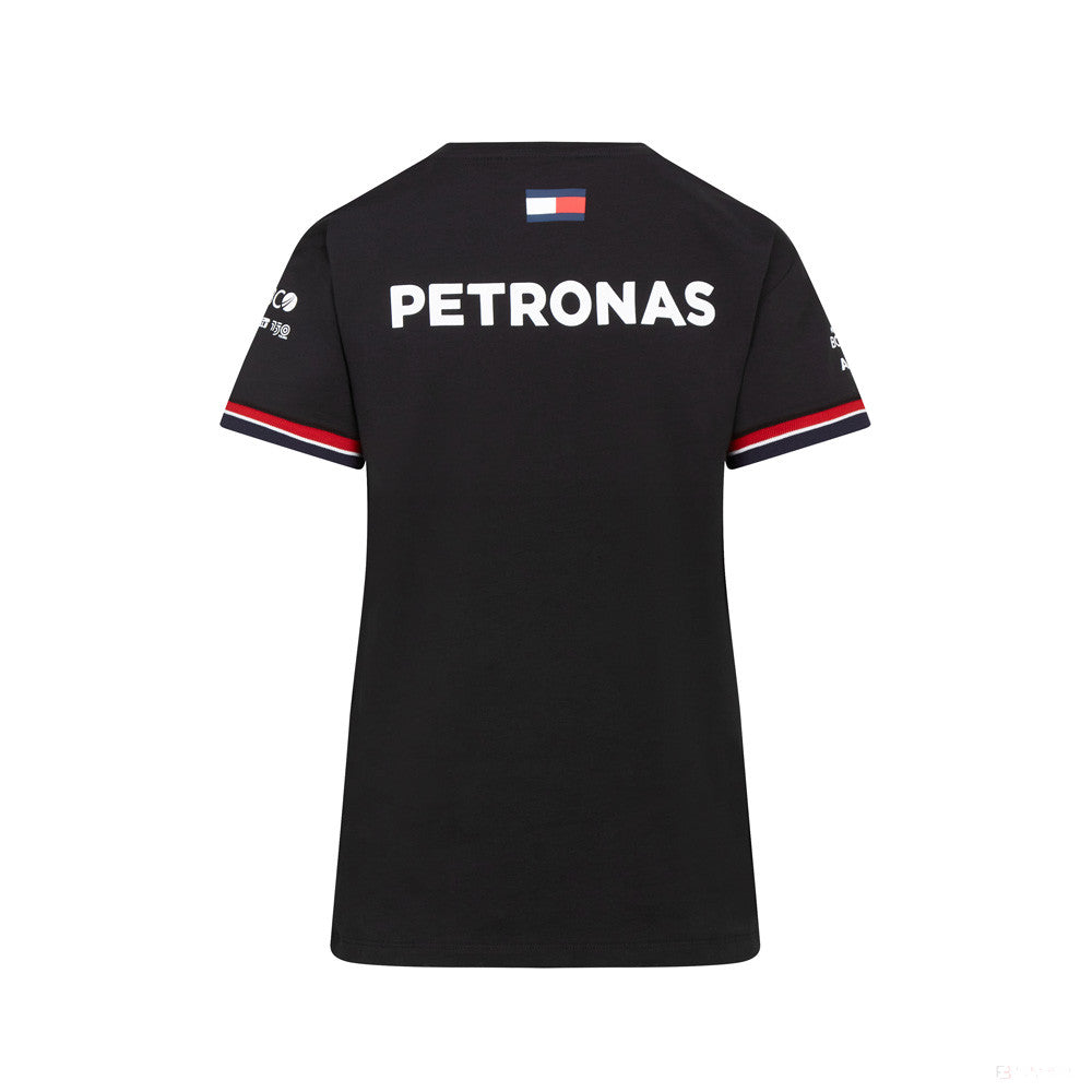 Dámské tričko Mercedes, týmové, černé, 2022 - FansBRANDS®
