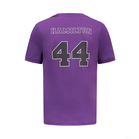 Sportovní tričko Mercedes Lewis Hamilton, fialové - FansBRANDS®