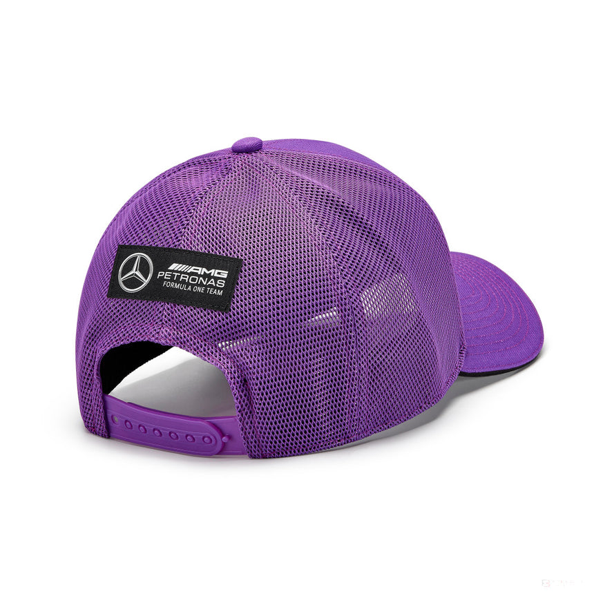 Kšiltovka Mercedes Lewis Hamilton fialová - FansBRANDS®