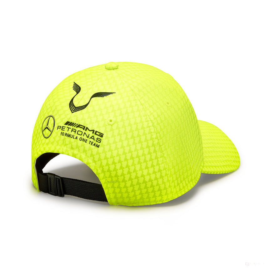 Mercedes Team Lewis Hamilton Col Driver baseballová čepice neon yellow, 2023 - FansBRANDS®