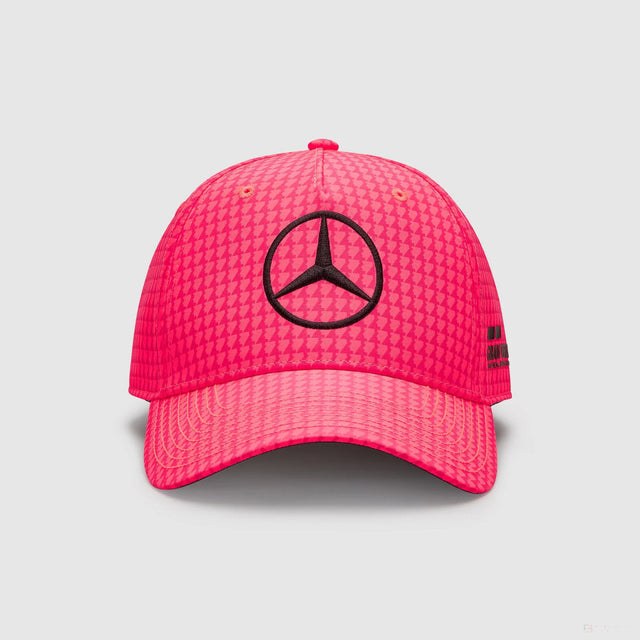 Mercedes Team Lewis Hamilton Col Driver baseballová čepice Neon pink, 2023 - FansBRANDS®