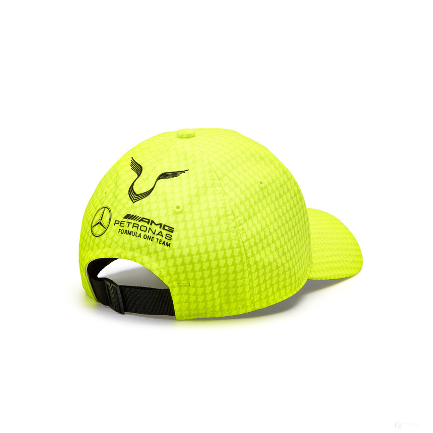 Mercedes Team Kids Lewis Hamilton Col Driver baseballová čepice Neon yellow, 2023 - FansBRANDS®