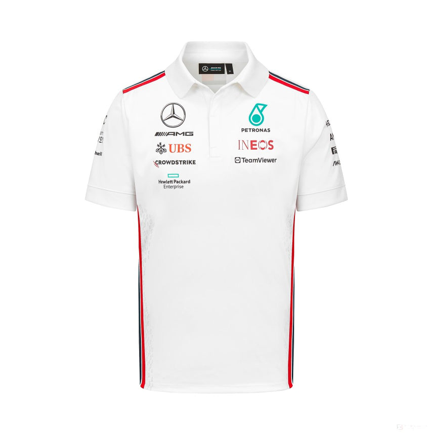 Mercedes Team, pánské tričko, bílé, 2023 - FansBRANDS®