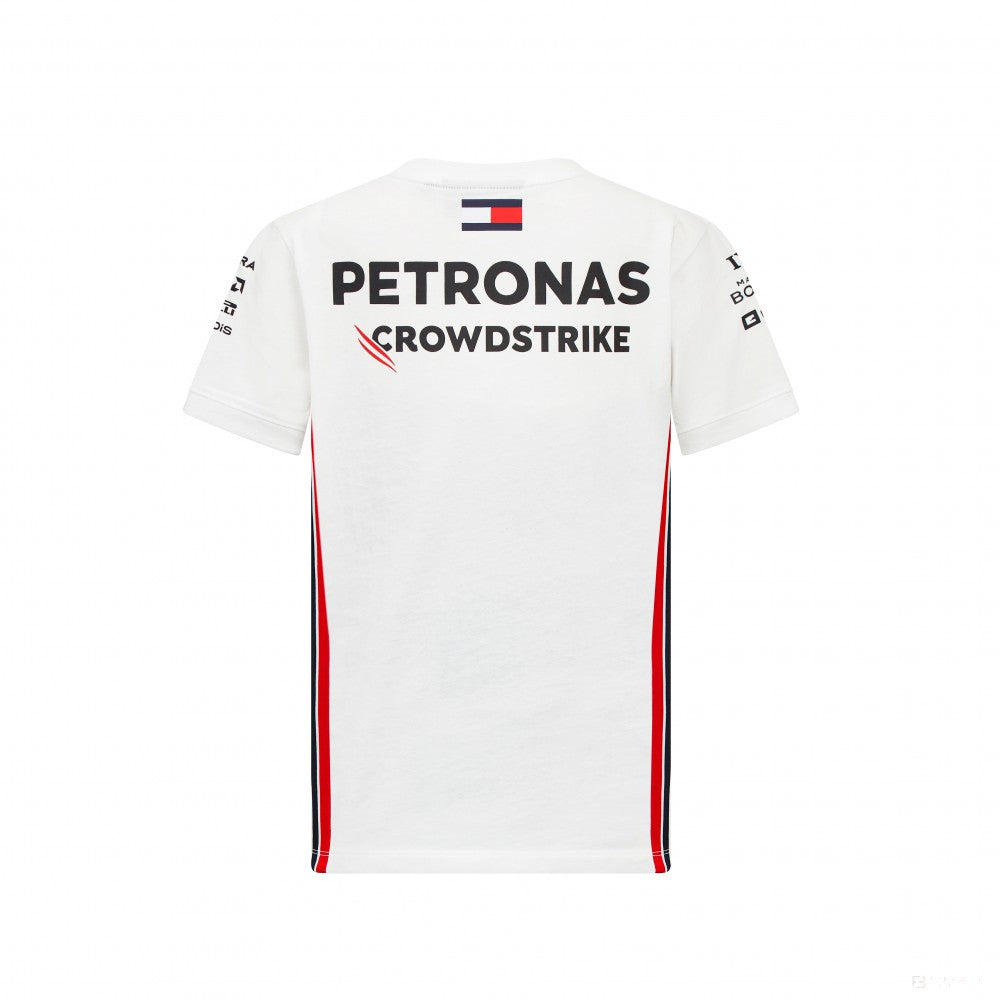 Tričko Mercedes Team Driver, dětské, bílé, 2023 - FansBRANDS®