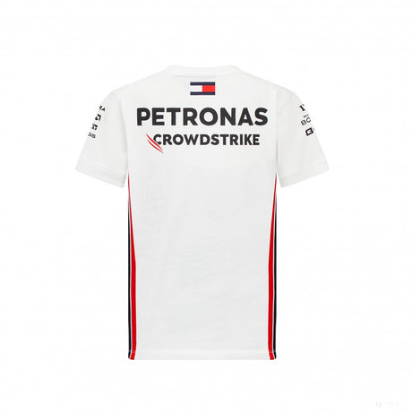 Tričko Mercedes Team Driver, dětské, bílé, 2023 - FansBRANDS®