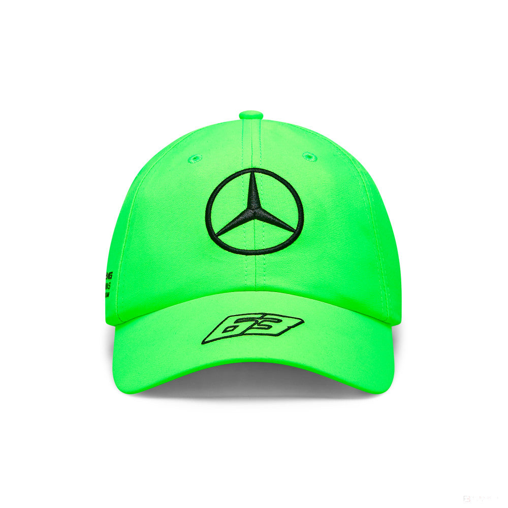 Mercedes Team, George Russell Driver cap neon green, 2023 - FansBRANDS®