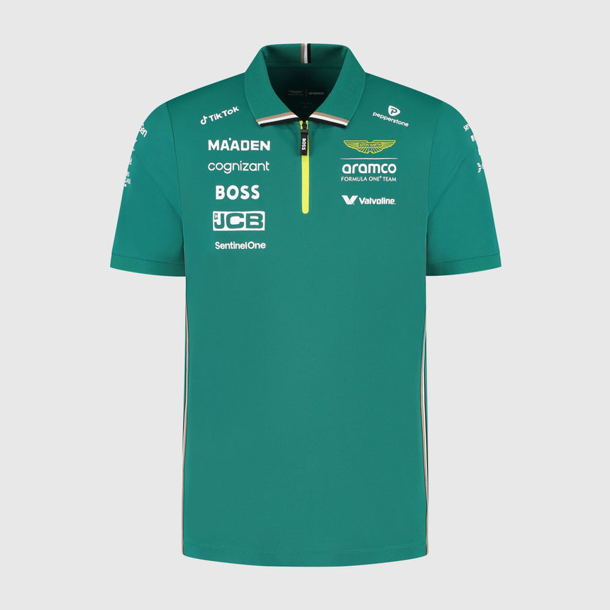 Aston Martin AMF1, Team, Polo Shirt, Green 🔥