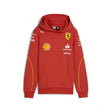 Ferrari mikina s kapucí, Puma, týmové, dětské, červená, 2024 - FansBRANDS®