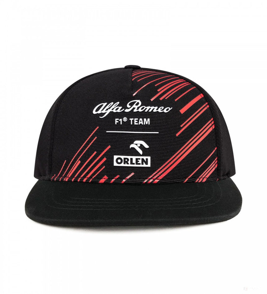 Kšiltovka Alfa Romeo Flatbrim, Team Adult, černá, 2022 - FansBRANDS®